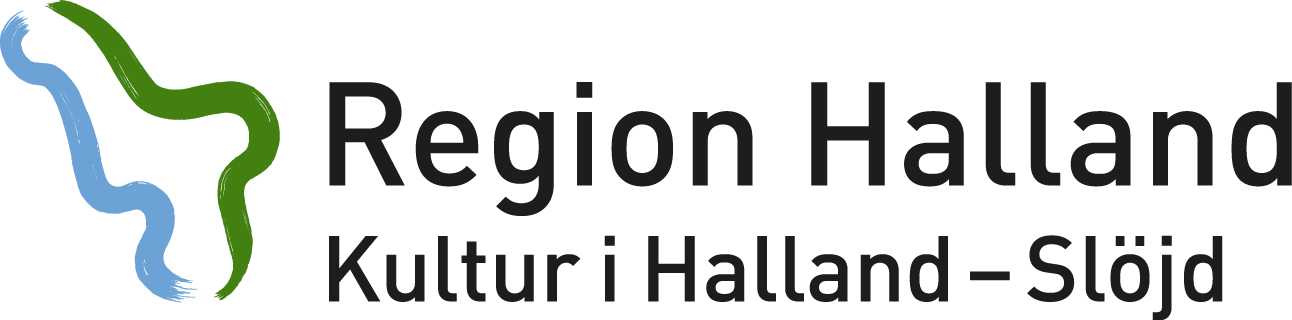 Kultur i Halland - Slöjd - logotyp i färg