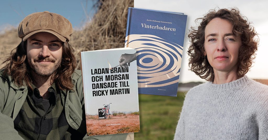 Alex Bennheden och och Karin Holtsung Samsonowitz samt deras böcker.