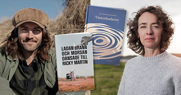 Alex Bennheden och Karin Holtsung Samsonowitz med sina böcker.